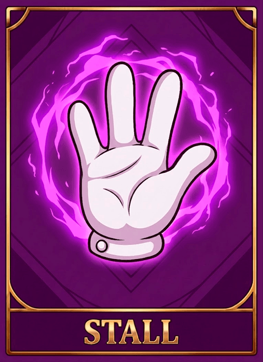Stall power-up card