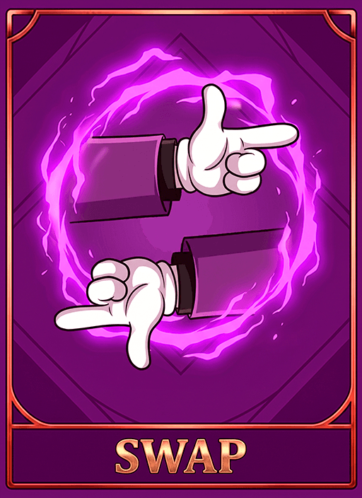 Swap power-up card